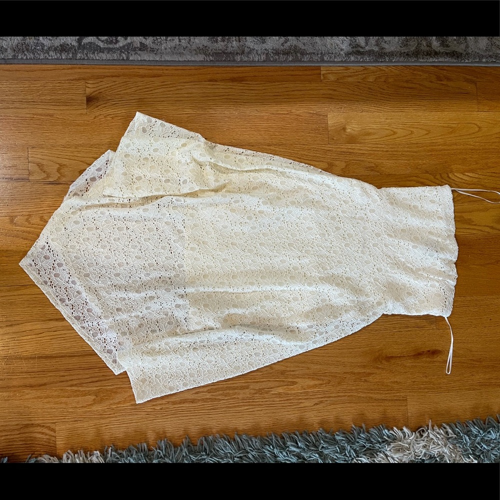 Midi cream dress